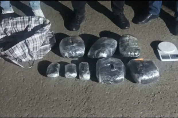 Masallıda saxlanılan avtomobilin yük yerindən yeddi kiloqram narkotik vasitə aşkarlanıb